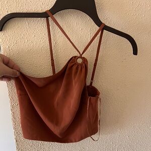 Abercrombie & Fitch Terracotta Strappy Top